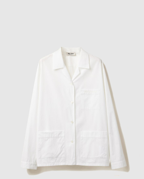 [MIUMIU-미우미우]포플린 셔츠 MK1884