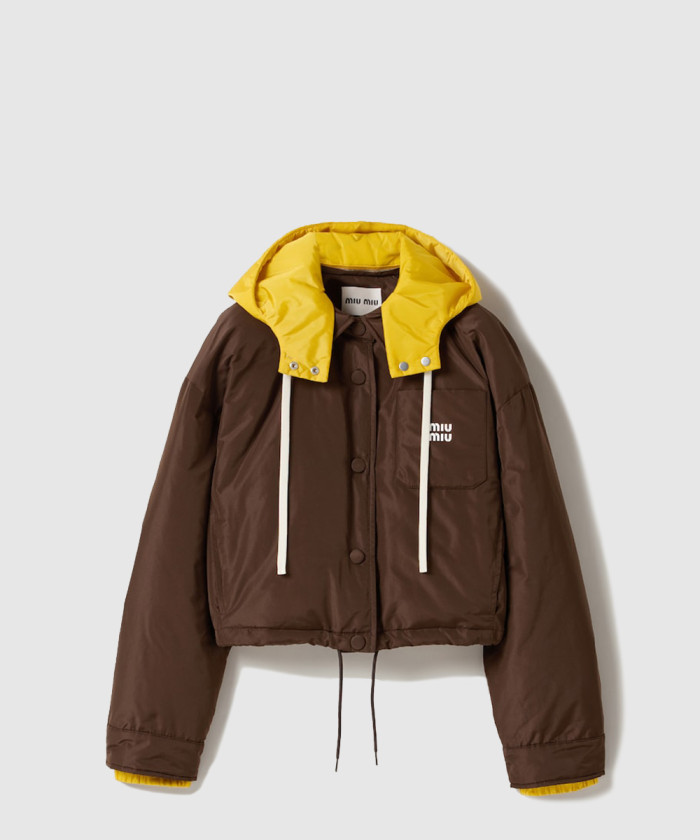 레플리카|이미테이션 miumiu-미우미우테크니컬-퐁제-다운-후디-재킷-ml1315