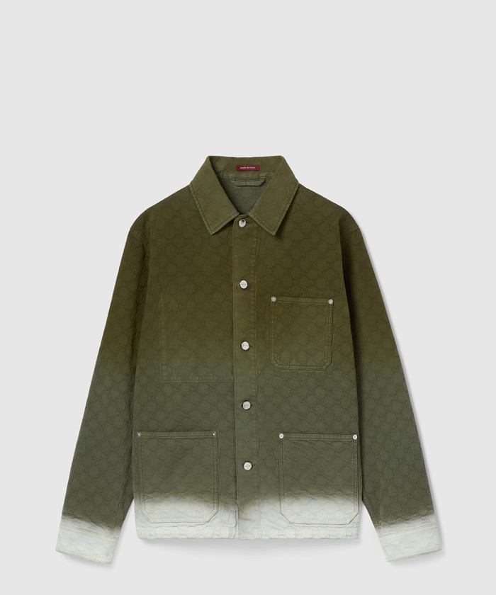 레플리카|이미테이션 gucci-구찌블리치-gg-코튼-데님-자카드-셔츠-828126-1