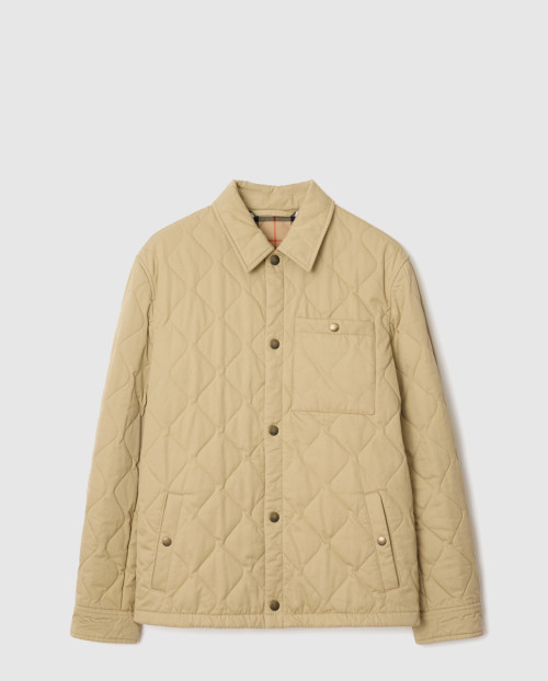 [BURBERRY-버버리]퀼팅 개버딘 오버셔츠 81101801