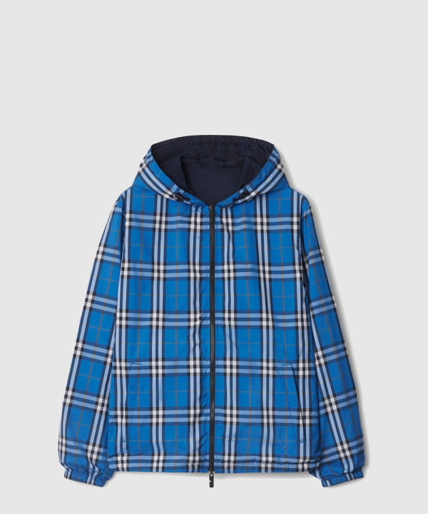 [BURBERRY-버버리]리버시블 체크 후드 재킷 81103691