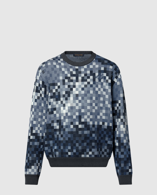 [LOUIS VUITTON-루이비통]LOVERS DAMOFLAGE 자카드 풀오버 1AGHTV