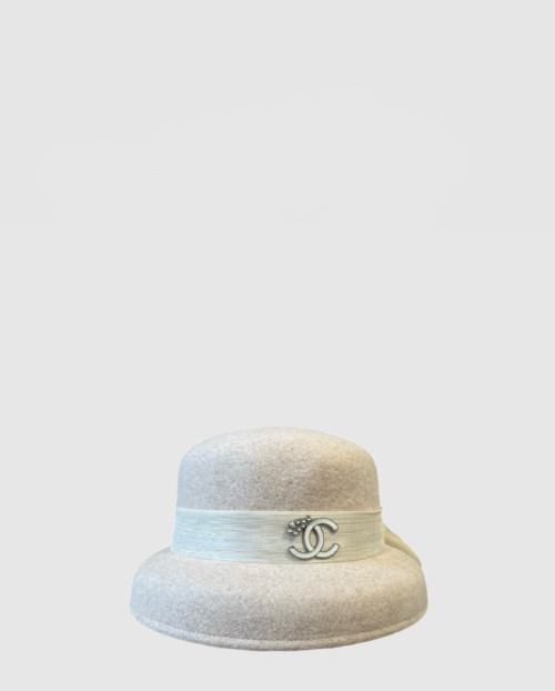 [CHANEL-샤넬]복고풍 울 펠트 모자 AA7562