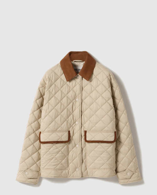 [MIUMIU-미우미우]퀼팅 테크니컬 퐁제 블루종 ML1311