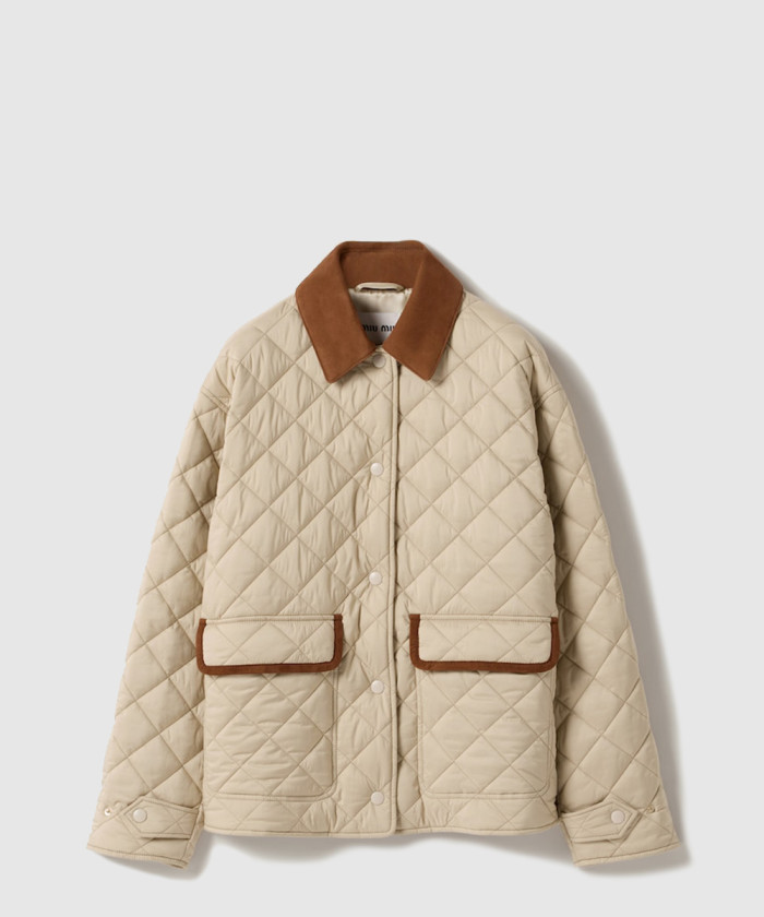 레플리카|이미테이션 miumiu-미우미우퀼팅-테크니컬-퐁제-블루종-ml1311