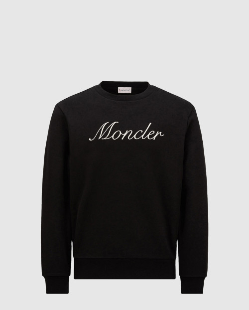 [MONCLER-몽클레어]자수 로고 코튼 스웨트셔츠