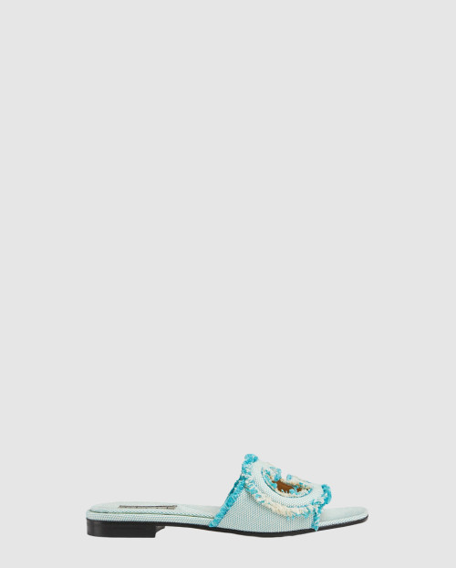 [GUCCI-구찌]인터로킹 슬라이드 샌들 782412