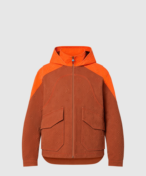 [LOUIS VUITTON-루이비통]모노그램 데님 후드 재킷 1A972V