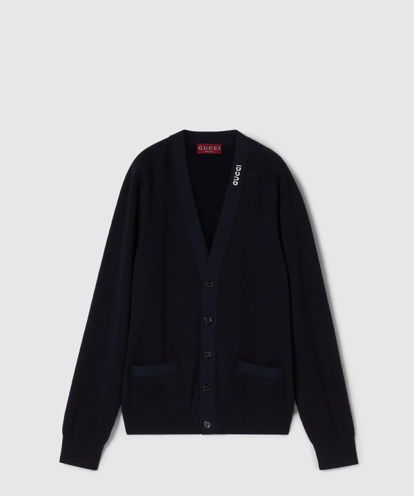 [GUCCI-구찌]인타르시아 실크 코튼 가디건 814990