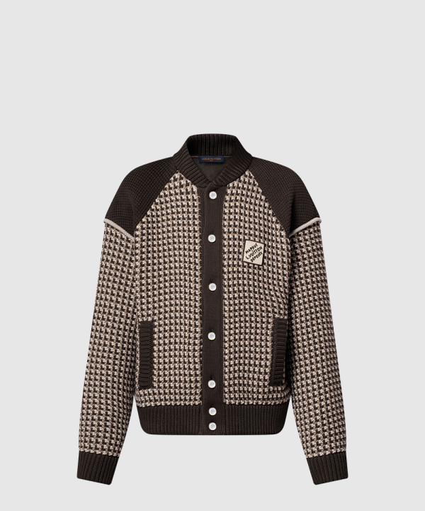 [LOUIS VUITTON-루이비통]니티드 코튼 자카드 보머 1AHC29