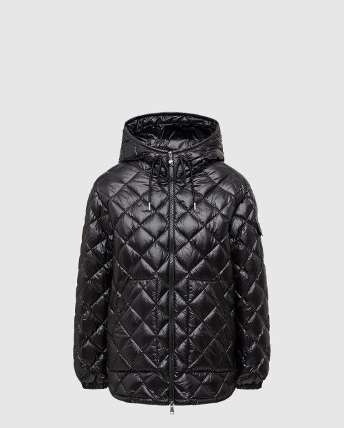 [MONCLER-몽클레어]다이아몬드 퀼팅 후드 숏 다운 재킷