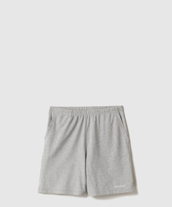 [MIUMIU-미우미우]저지 버뮤다 팬츠 MJP344
