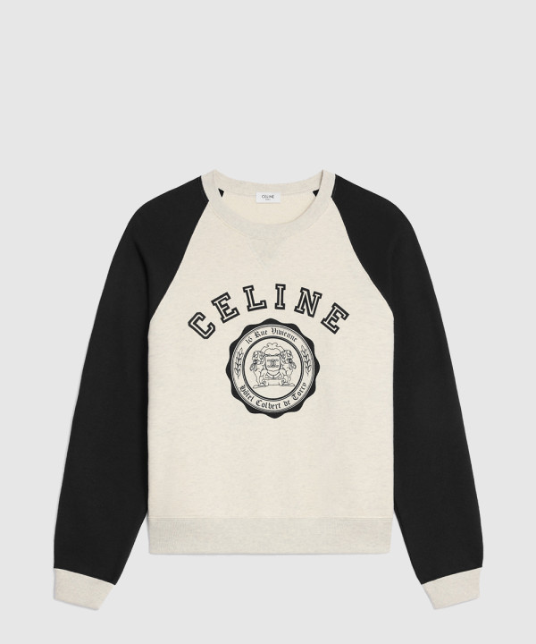 [CELINE-셀린느]루즈 블라종 스웨트셔츠 코튼 플리스 RY0316