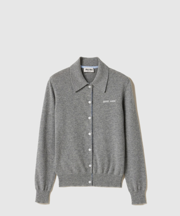 [MIUMIU-미우미우]캐시미어 가디건 MMF934