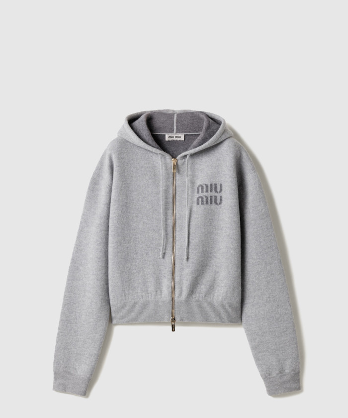 레플리카|이미테이션 miumiu-미우미우더블-캐시미어-지퍼-후디-가디건-mmf901