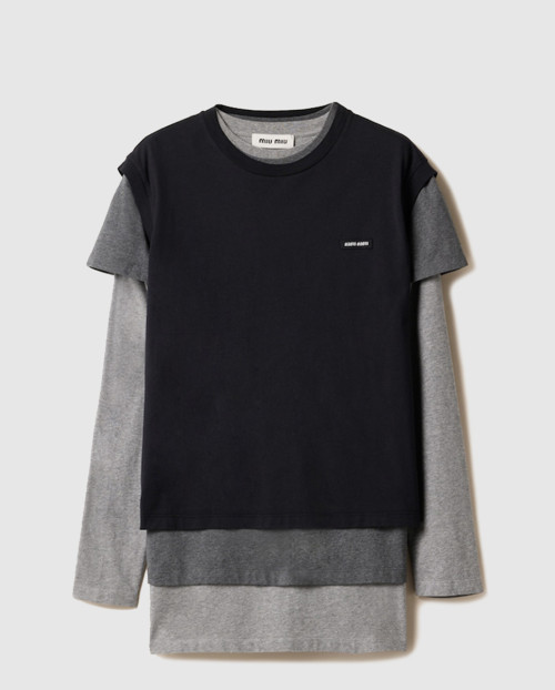 [MIUMIU-미우미우]저지 티셔츠 3종 세트 MJE15