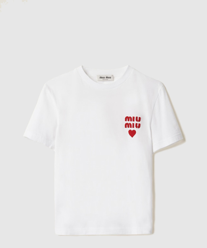 레플리카|이미테이션 miumiu-미우미우저지-코튼-티셔츠-mjn499
