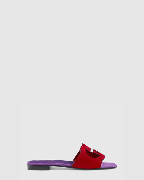 [GUCCI-구찌]인터로킹 G 컷아웃 샌들 694451