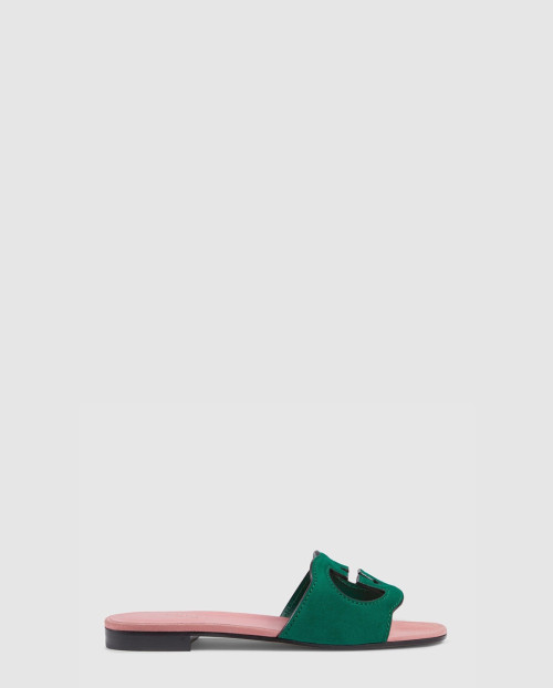 [GUCCI-구찌]인터로킹 G 컷아웃 샌들 694451