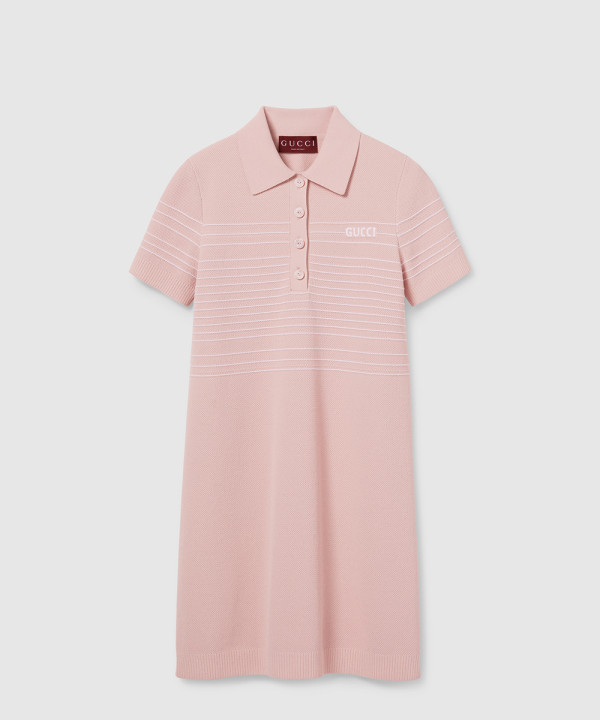 [GUCCI-구찌]Intarsha 패브릭 폴로 드레스 818744
