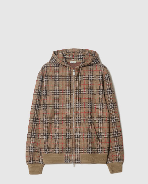 [BURBERRY-버버리]체크 코튼 블렌드 지퍼 후디 81028811