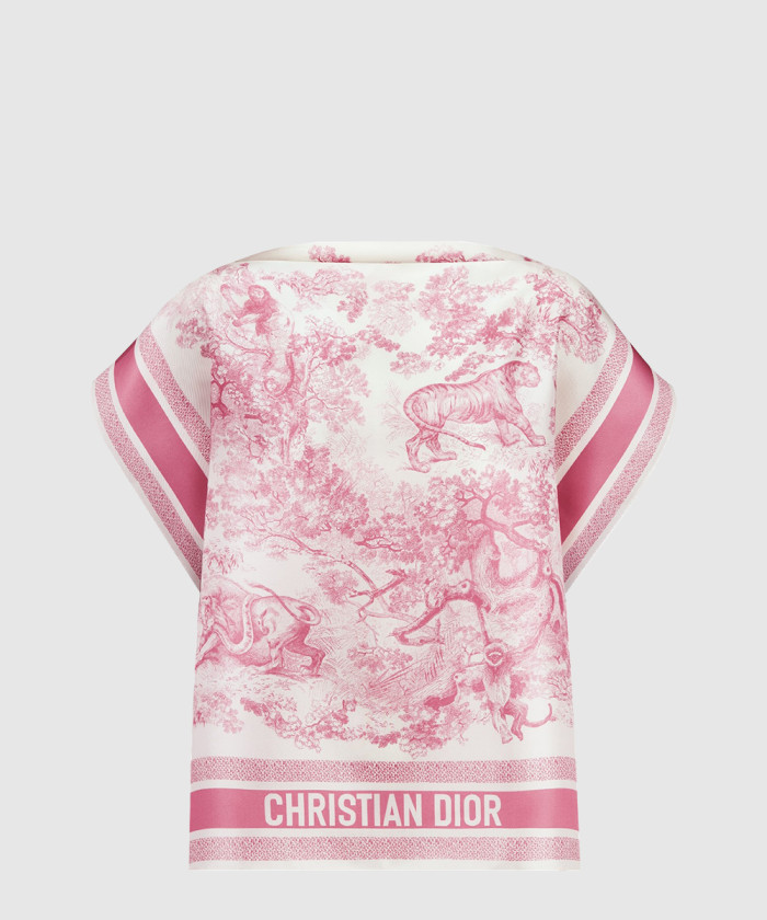 레플리카|이미테이션 dior-디올dioriviera-toile-de-jouy-sauvage-dior-실크-탑-1