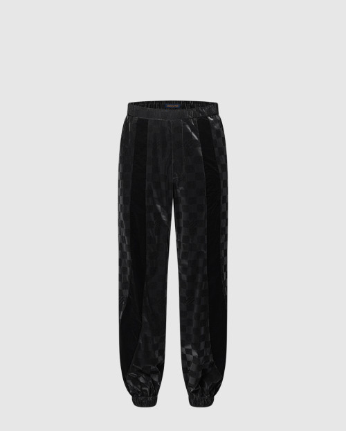 [LOUIS VUITTON-루이비통]플록드 다미에 테크니컬 트랙 팬츠 1AHCDR