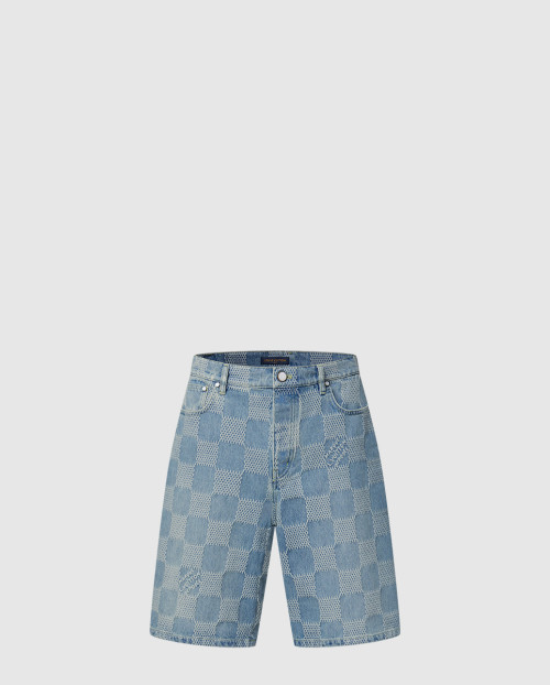 [LOUIS VUITTON-루이비통]Damier 3D 라이트 데님 반바지 1AHVDW