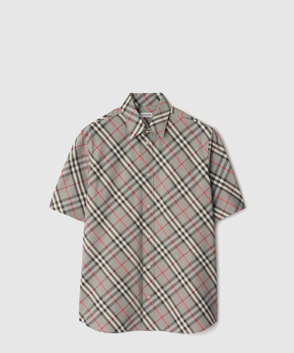 [BURBERRY-버버리]레귤러핏 체크 코튼 셔츠 81135371