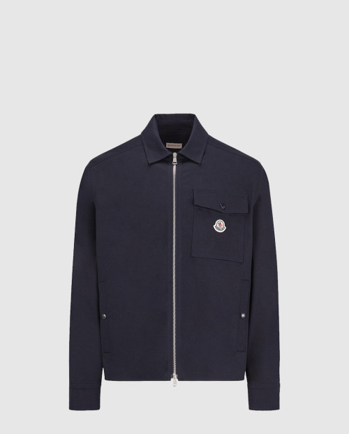 [MONCLER-몽클레어]코튼 개버딘 집업 셔츠 재킷