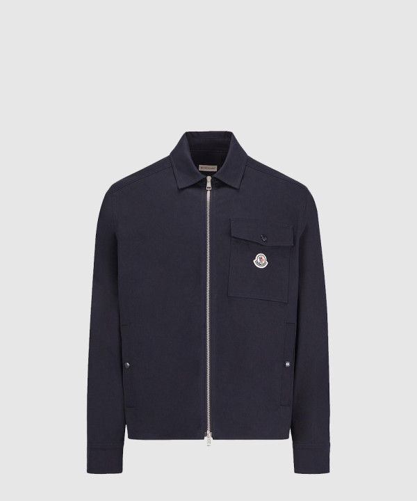 [MONCLER-몽클레어]코튼 개버딘 집업 셔츠 재킷