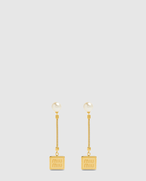 [MIUMIU-미우미우]메탈 및 펄 귀걸이 5IO069