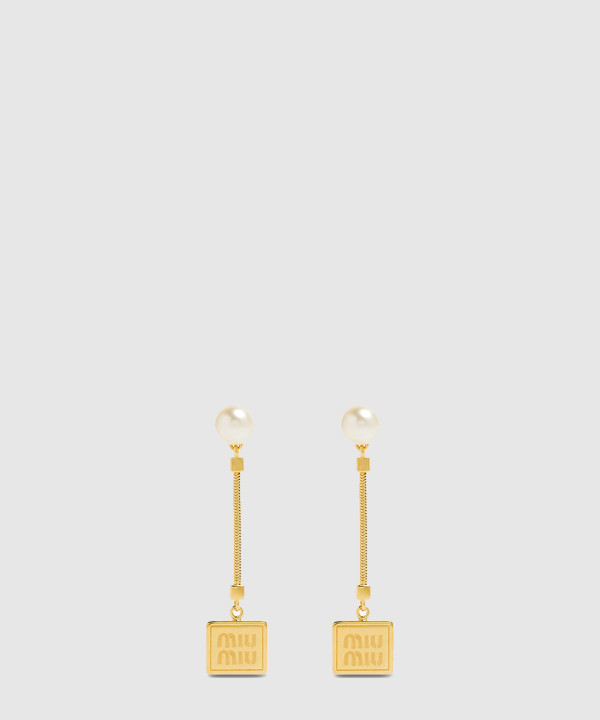 [MIUMIU-미우미우]메탈 및 펄 귀걸이 5IO069