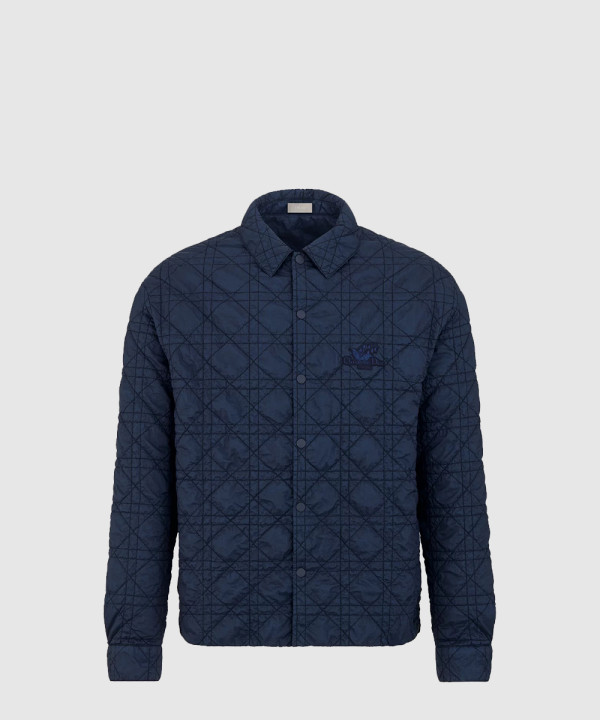 [DIOR-디올]Christian Dior Couture 은방울꽃 자수 오버셔츠 593C5