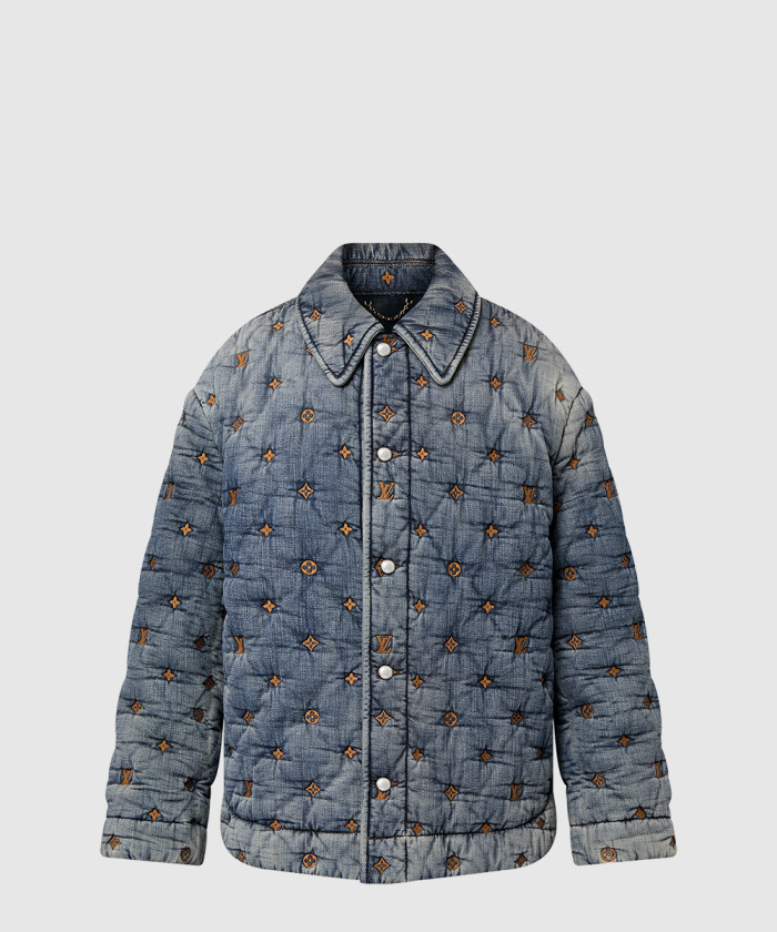 레플리카|이미테이션 louis-vuitton-루이비통패딩-데님-모노그램-오버셔츠-1afjcr