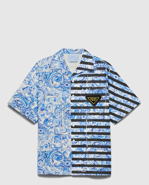 [PRADA-프라다]타임캡슐 프린티드 코튼 셔츠 UCS438