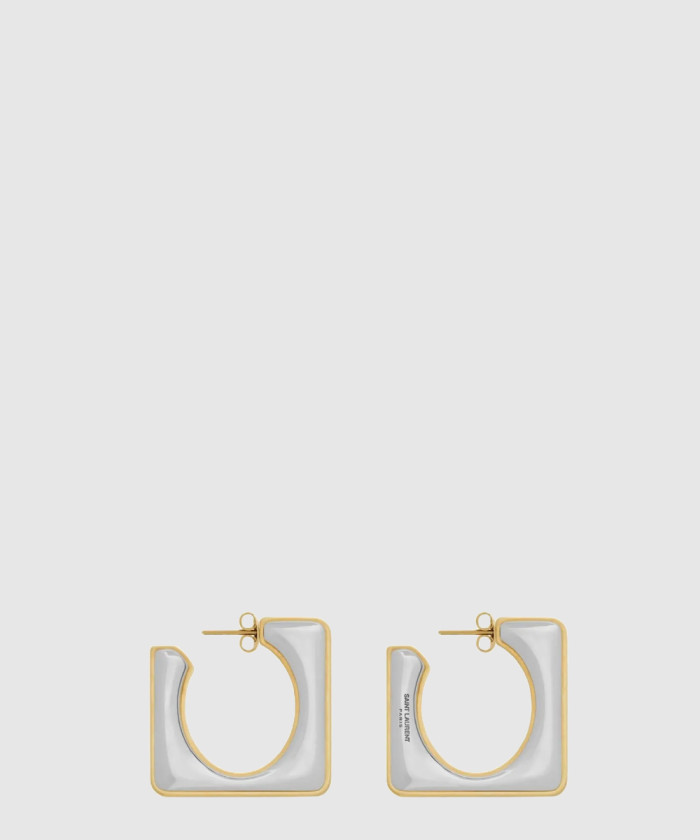 레플리카|이미테이션 saint-laurent-생로랑메탈-소재의-스플릿-스퀘어-후프-이어링788138