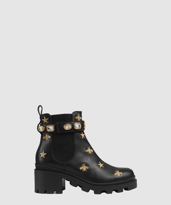 [GUCCI-구찌]가죽 앵클 부츠 557735