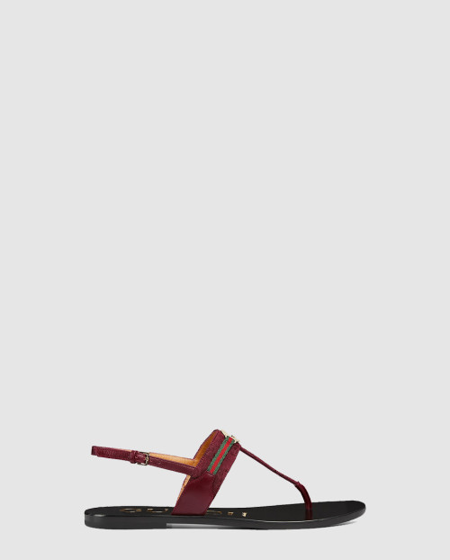 [GUCCI-구찌]인터로킹 웹샌들 782421