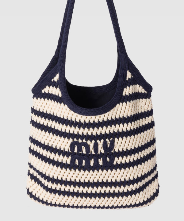 [MIUMIU-미우미우]아이비 크로셰 토트백 5BG231