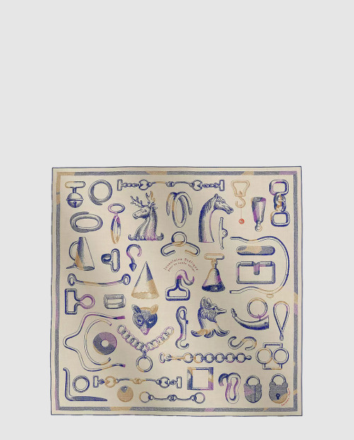 [HERMES-에르메스]Inventaire Poetique pour un Conte Sellier 숄 140