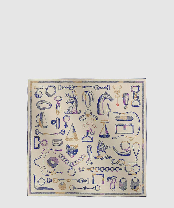 레플리카|이미테이션 hermes-에르메스inventaire-poetique-pour-un-conte-sellier-숄-140-2