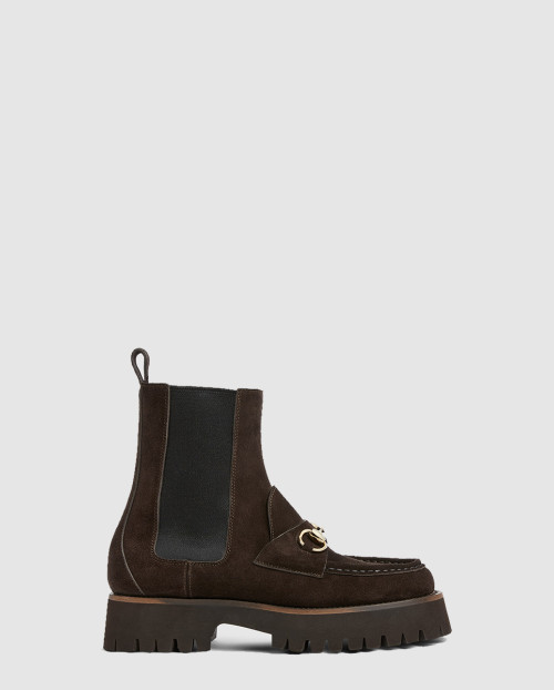 [GUCCI-구찌]홀스빗 앵클 부츠 834770