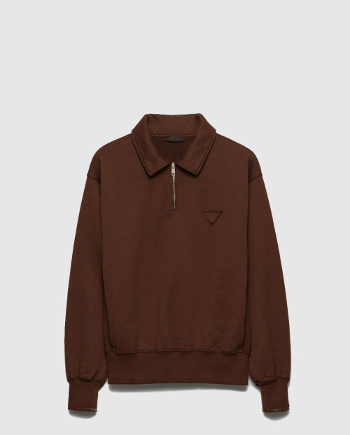 [PRADA-프라다]코튼 플리스 폴로 셔츠 UJL55C