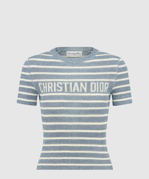 [DIOR-디올]Dioriviera 크롭 반소매 스웨터 544S1