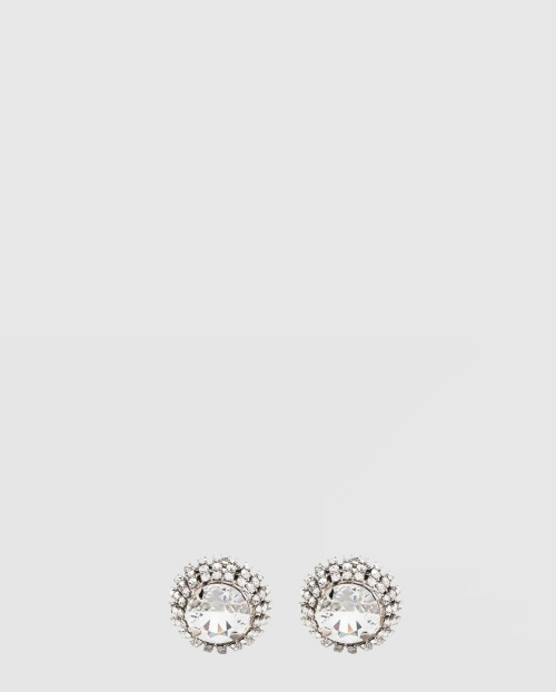 [MIUMIU-미우미우]크리스탈 클립온 귀걸이 5JO914