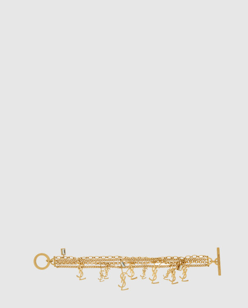 [SAINT LAURENT-생로랑]멀티 체인 브레이슬릿 746617