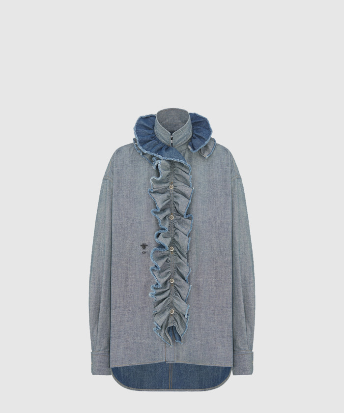 레플리카|이미테이션 dior-디올블라우스-탈착식-루싱-칼라-552b1