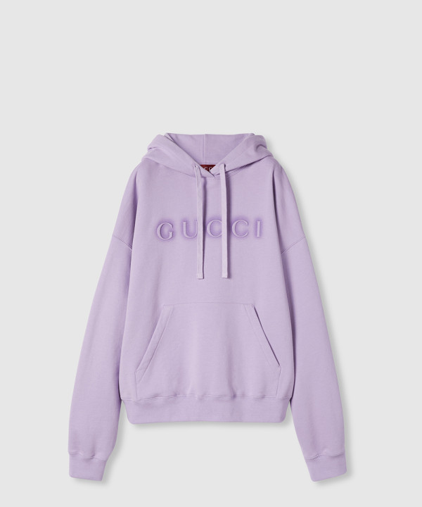 [GUCCI-구찌]로고 코튼 후드 스웨트셔츠 ‎838018