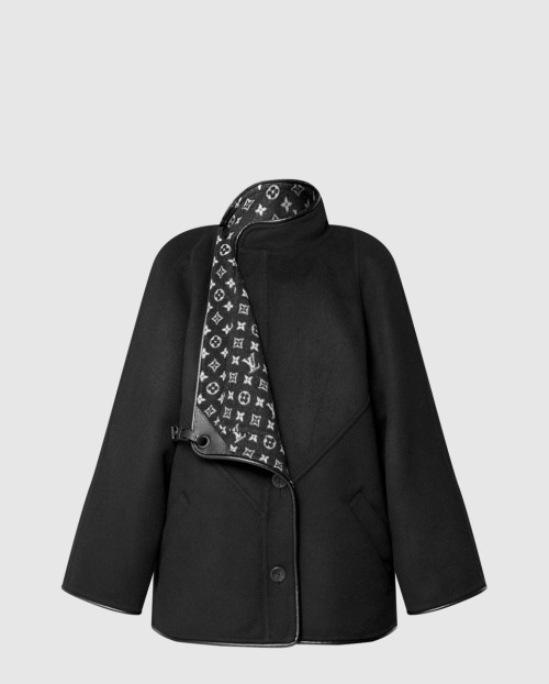 [LOUIS VUITTON-루이비통]더블 페이스 클립 프론트 코트 1AIPNO